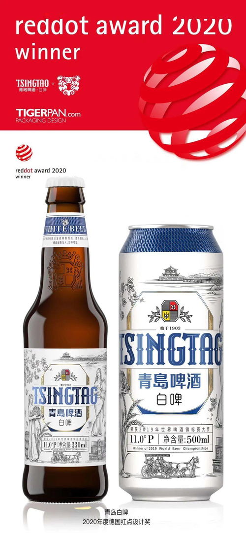 榮耀加冕 青島白啤與藍莓酒閃耀美國MUSE設計大獎